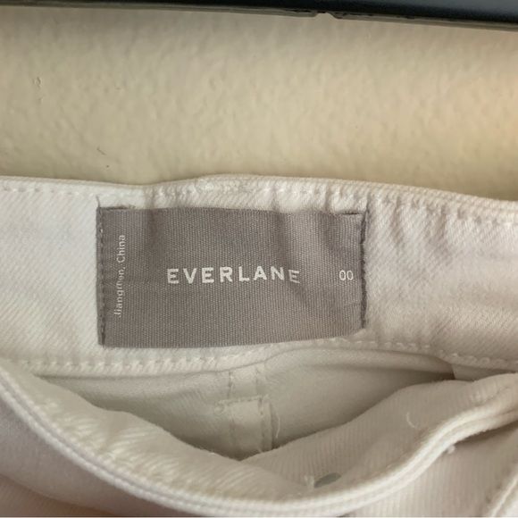 Everlane White Wide Leg Jeans Size 00 - Picture 4 of 5